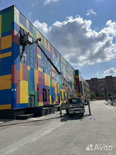 Аренда и услуги телескопической автовышки, 200 кг, 15 м