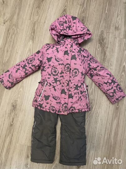 Зимний комплект для девочки куртка и штаны