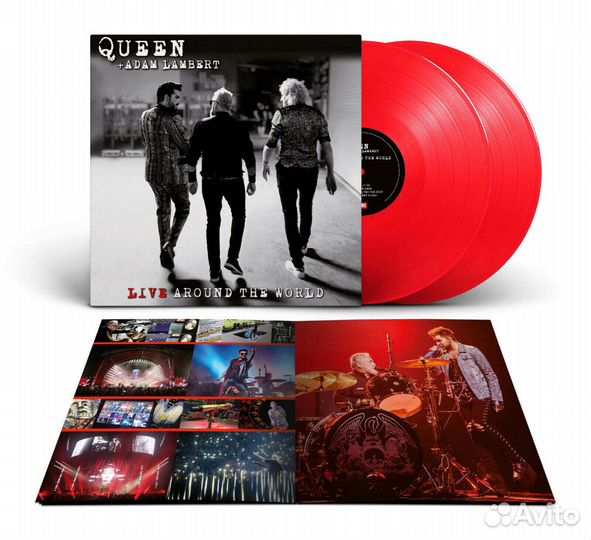 Queen + Adam Lambert Live Around The World 2LP RED