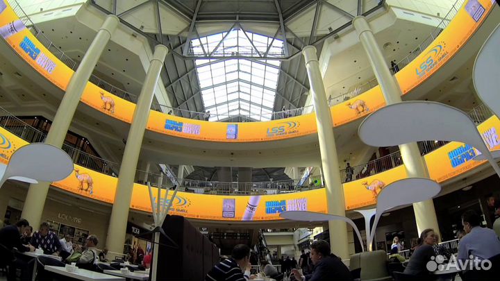 Анимация для медиафасадов, видео витрин ТЦ