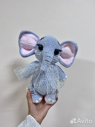 Вязаные игрушки Слоник