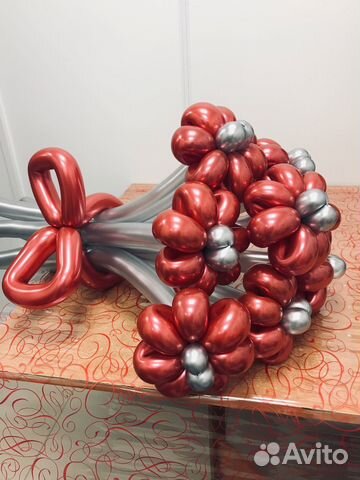 Цветы из воздушных шаров