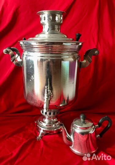Самовар зшв, чайник Кольчугино