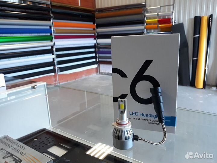 Светодиодные лампы головного света С6 HB3