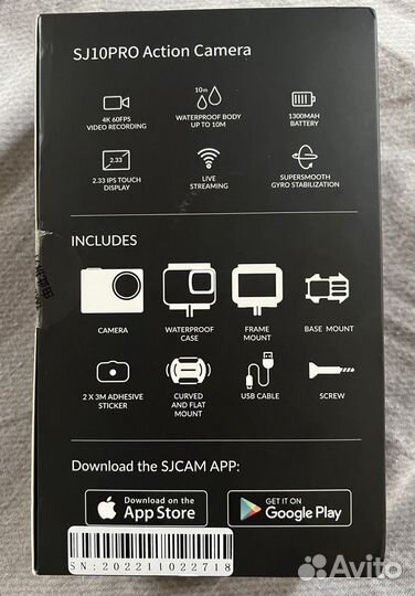 Sjcam SJ10 Pro, action camera. Экшн камера