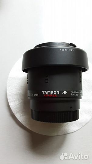 Объектив tamron AF28-80mm f/3.5-5.6 Aspherical 77D
