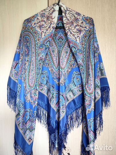 Павловопосадский платок шёлковый Восточная сказка