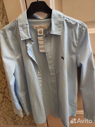 Новые брюки Marks&Spencer158, рубашка H&M 164