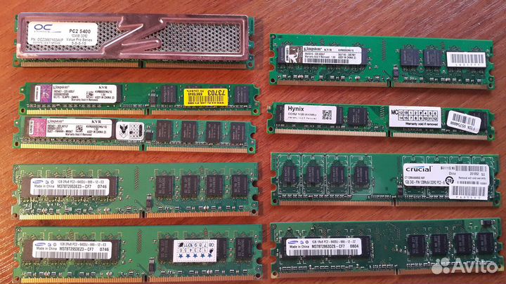 Оперативная память DDR2, DDR3, DDR4