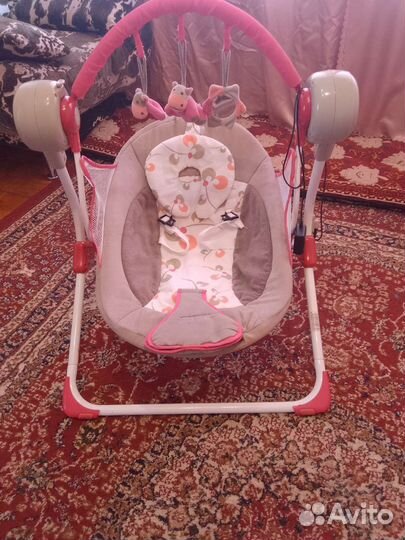 Детские электронные качели для новорожденных