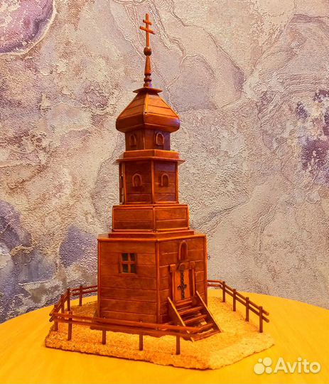 Макет старинной церкви, часовня