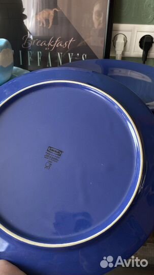 Тарелки IKEA синие