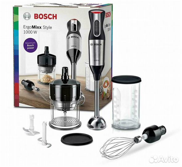 Погружной блендер Bosch ErgoMixx MS 6CM6166 (нержа