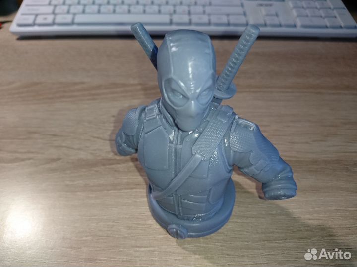 Дедпул (Deadpool), фигурка 10 см, неокрашенная