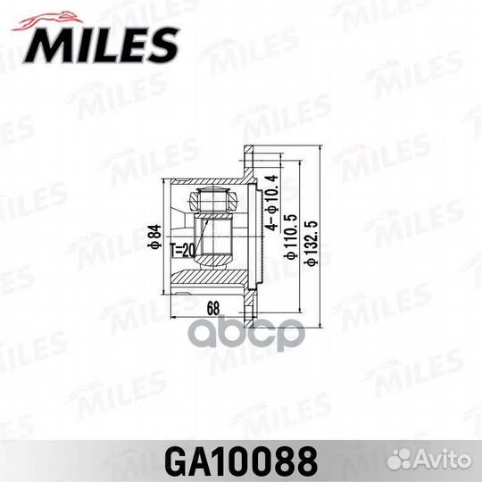 Шрус внутренний задний toyota cresta GX90,JZX9#