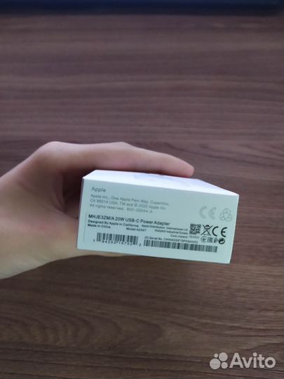 Блок питания apple 20w