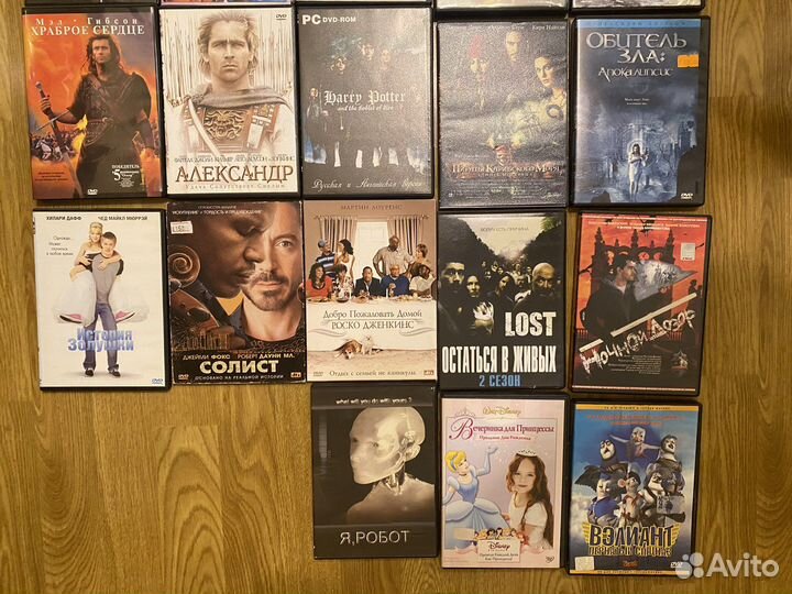 DVD диски фильмы/мультики