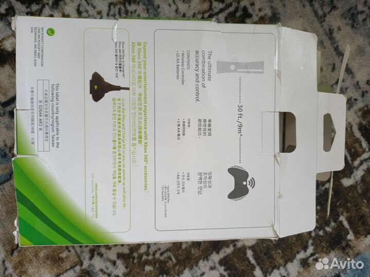 Геймпад xbox 360 беспроводной