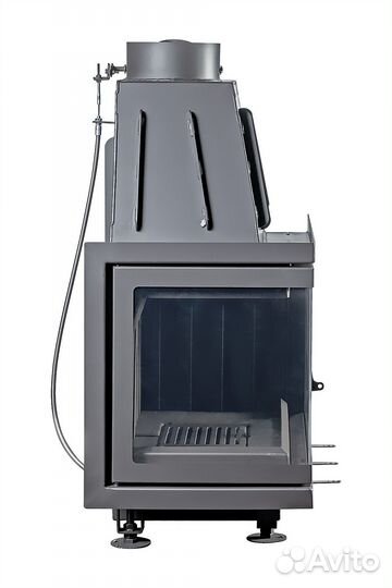 Камин Экокамин Альфа 700 LB два стекла левая черны