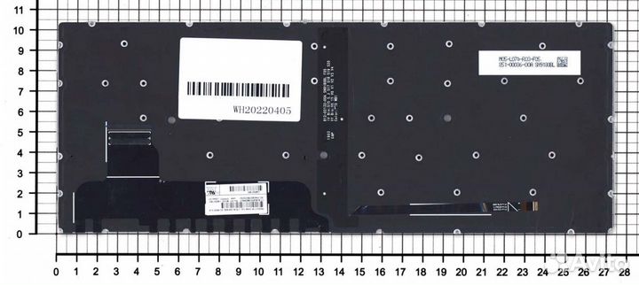 Клавиатура к HP EliteBook x360 830 G5 черная с под