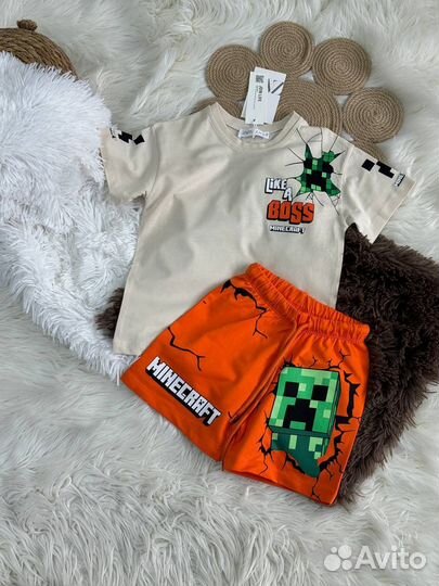 Костюм летний Zara 98 104 110 116 122 128 новый