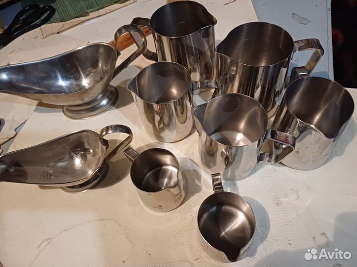 Молочник соусник нержавейка одним лотом