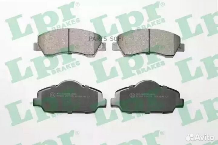 LPR 05P1770 Колодки тормозные дисковые