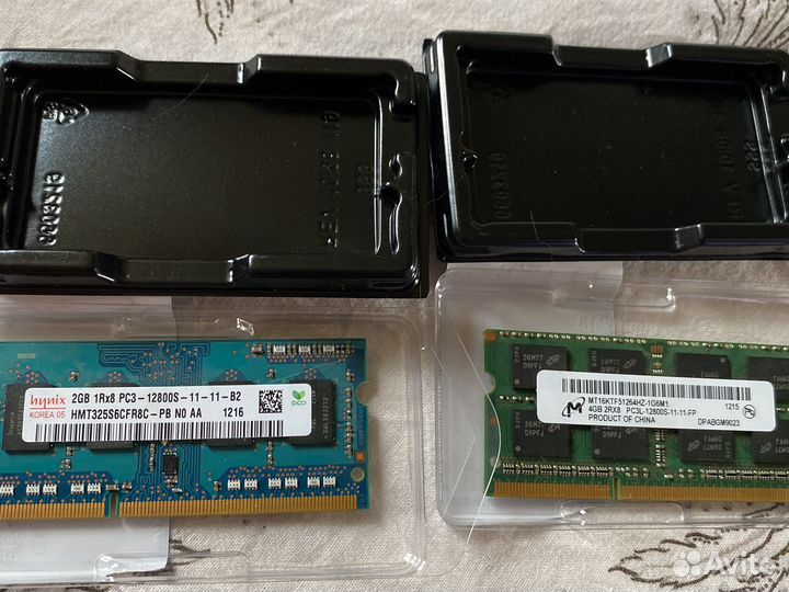 Оперативная память для ноутбука