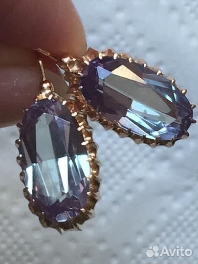 Золотые серьги СССР