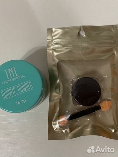 Акриловая пудра и втирка для ногтей