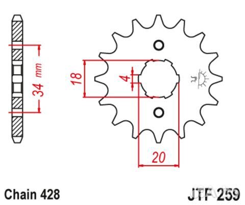 Звезда ведущая JTF259 17