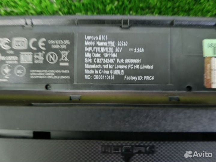 На запчасти ноутбук Lenovo G505