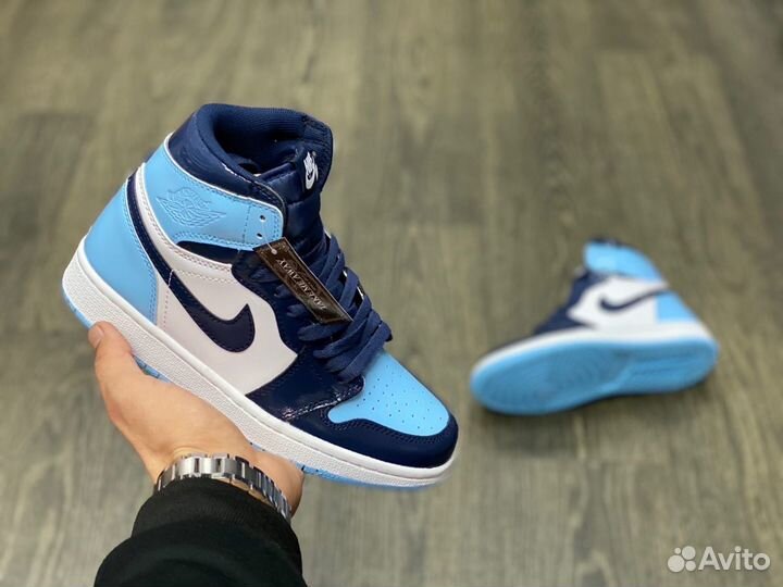 Кроссовки Air Jordan 1 Blue Chill (36-45)