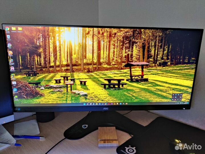 AOC q34e2a ultrawide IPS