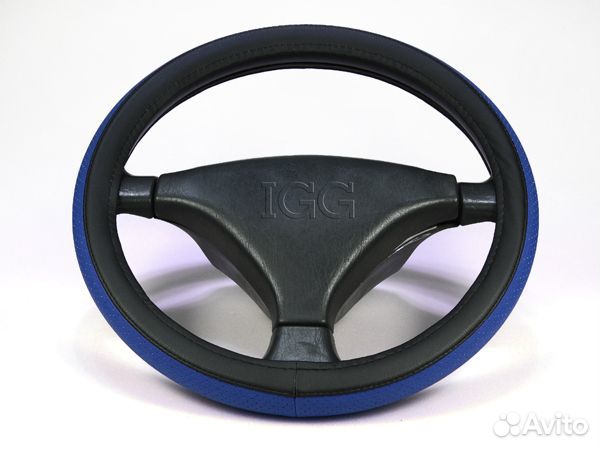 Оплетка для руля M(37-38см) экокожа черный цвет