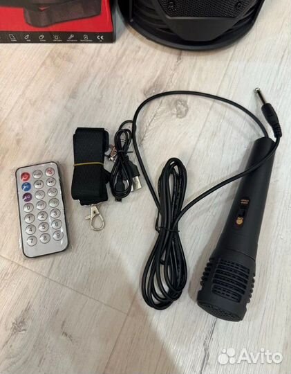 Новая музыкальная портативная колонка с караоке
