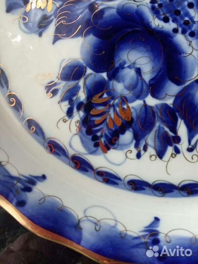 Поднос гжель