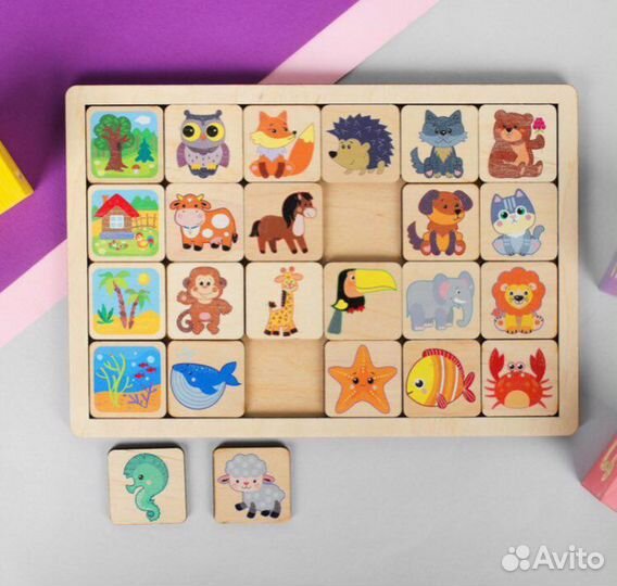 Деревянный Сортер-вкладыш