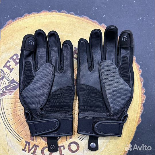 Мотоперчатки кожаные iXS classic glove EVO-AIR че