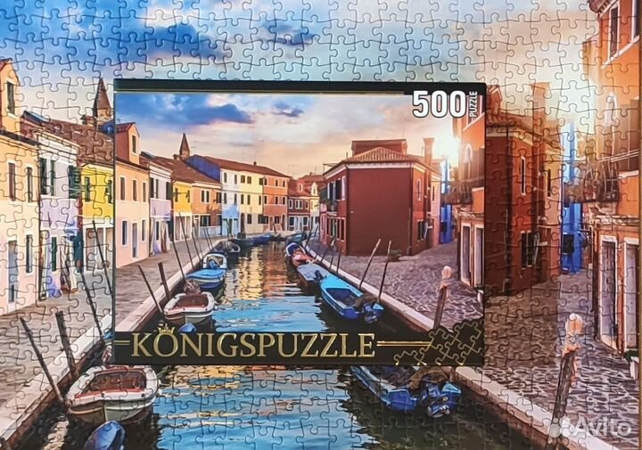 Пазлы разные 500, 1000 деталей