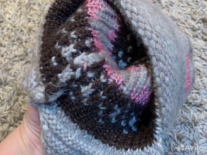 Шапка для девочки 9-11 лет зимняя
