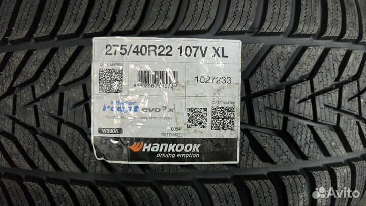 Hankook Winter I'Cept Evo 3 X W330A 315/35 R22 и 275/40 R22