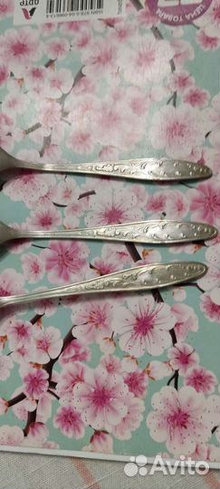 Ложки мельхиор серебрение 3шт