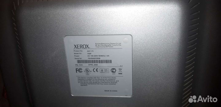 Монитор xerox