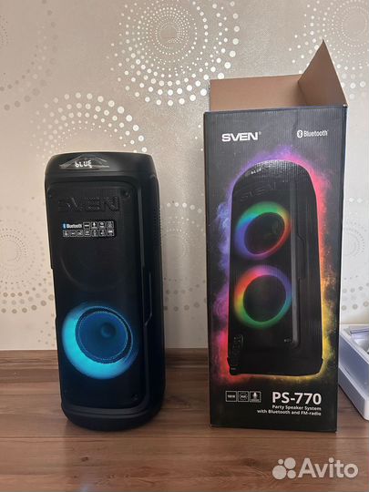 Колонка портативная sven PS-770 новая
