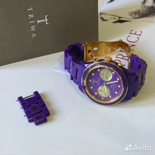 Часы Triwa Purple Rain унисекс