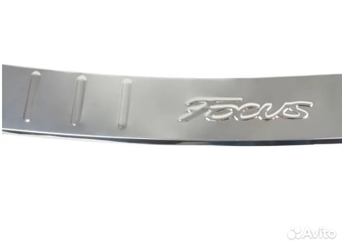Накладка на бампер Форд Фокус 3 с 2014г
