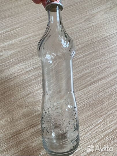 Бутылки стеклянные для декора 4 шт