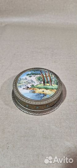 Пудреница ссср.Винтаж