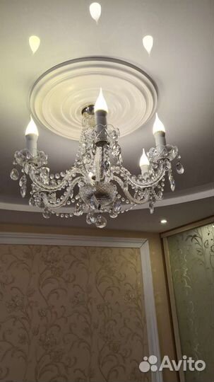 Подвесная хрустальная люстра, Чехия